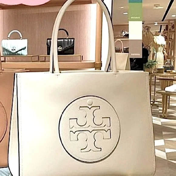 🆕- Tory Burch Ella Large Totebag Warm White. Gorgeous - Picture 4 of 15